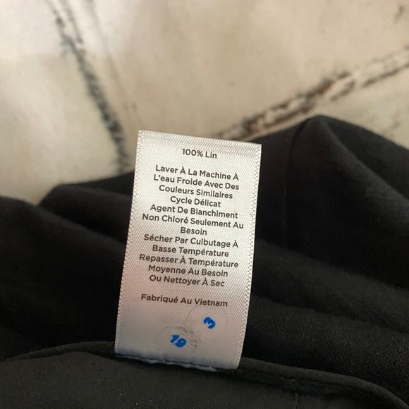 NEW Talbots Linen Straight Leg Crop Pants 14 - Picture 12 of 12